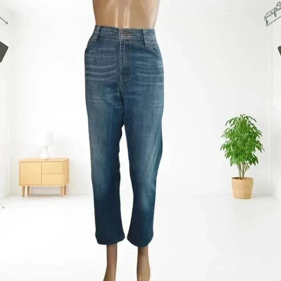 Levi's vintage y2k 627 straight fit - high waist - stretchy - vintage blue – photo 3